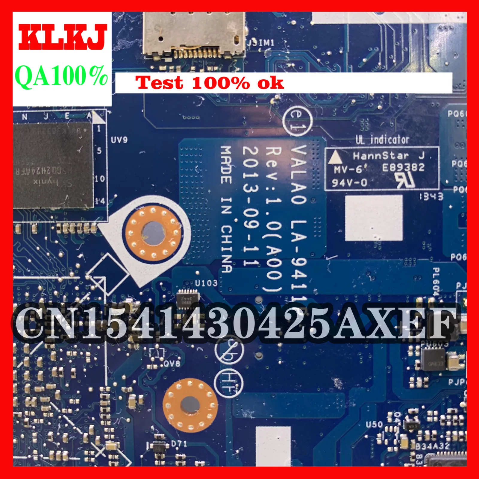 

KEFU VALA0 LA-9411P FOR Dell Latitude E6540 Laptop Motherboard HM87 PGA947 DDR3L HD 8790M 2GB 100% Tested original work