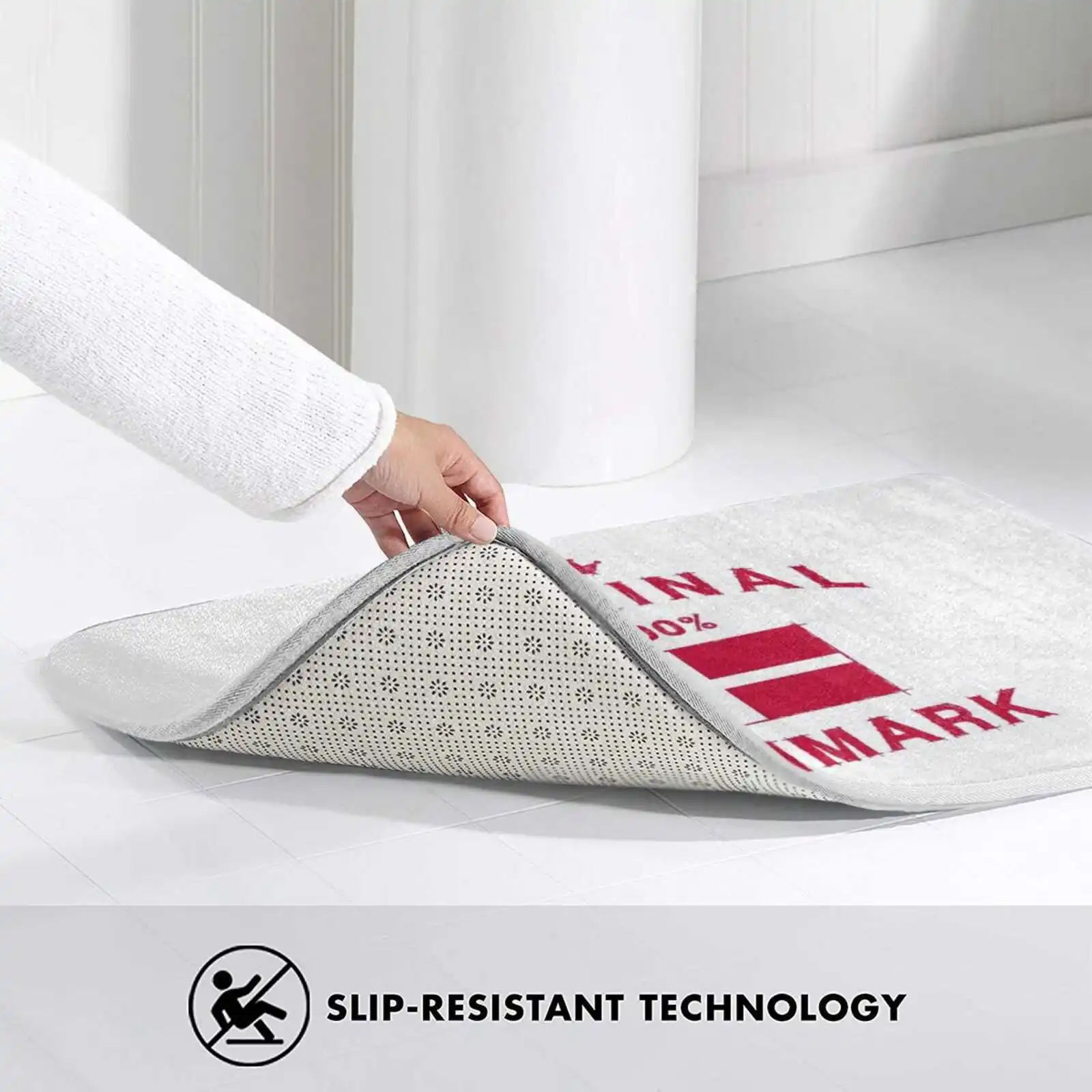 Дания Датский флаг Дог Копенгаген мягкий домашний Противоскользящий коврик