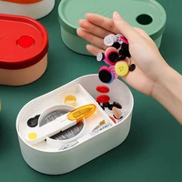 household sewing box needle thread buttons set workbox sewing tools accessories diy apparel fabric sewing tools