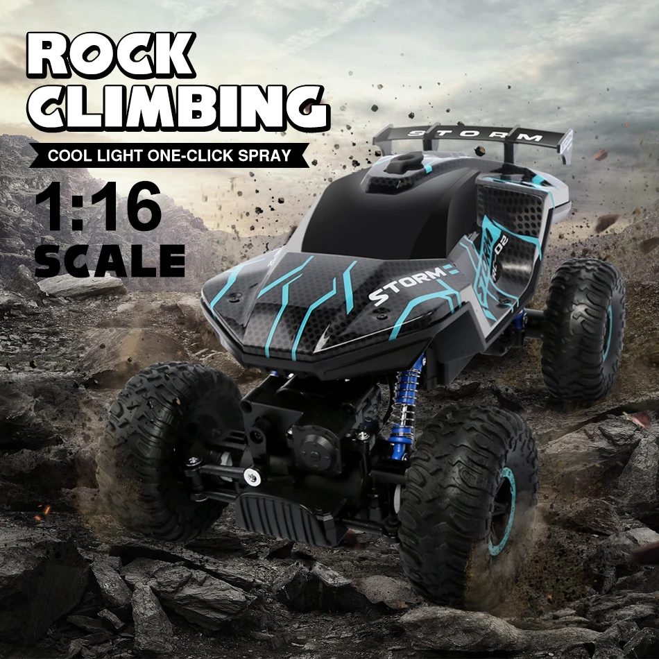 

Пульт дистанционного управления Управление б/у 922-16B спрей внедорожные 1:16 2,4G 4WD автомобилей Высокое Speer светодиодный светильник восхождение Багги игрушка для детей d Электрический Ca