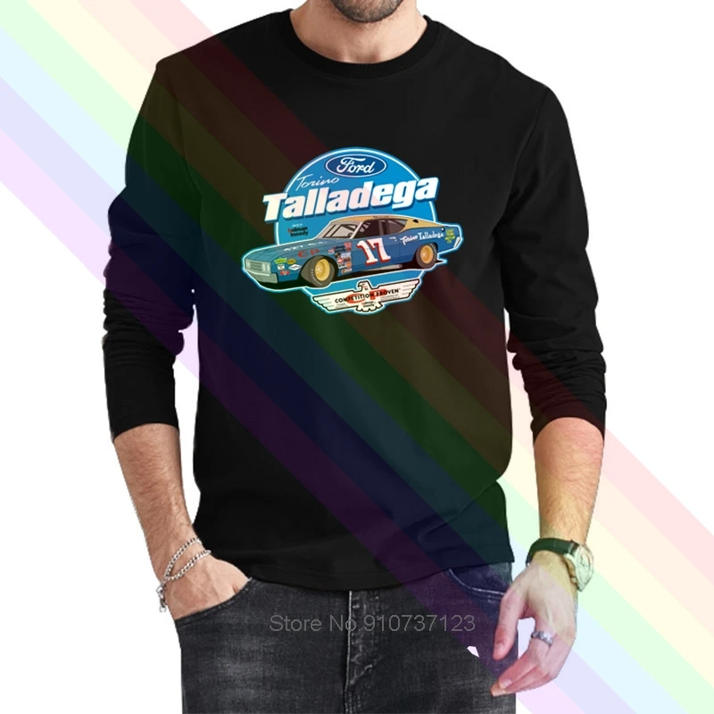 Футболка мужская летняя классическая черная с длинным рукавом | Мужская одежда