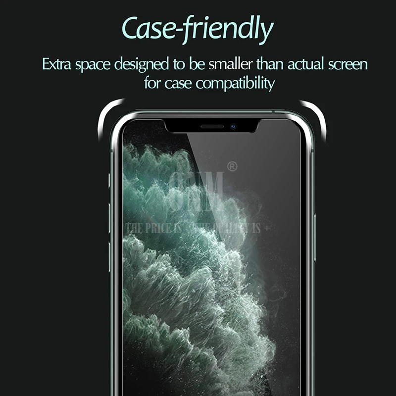 Передняя и задняя Защита экрана для iPhone 11/Pro закаленное стекло защита от