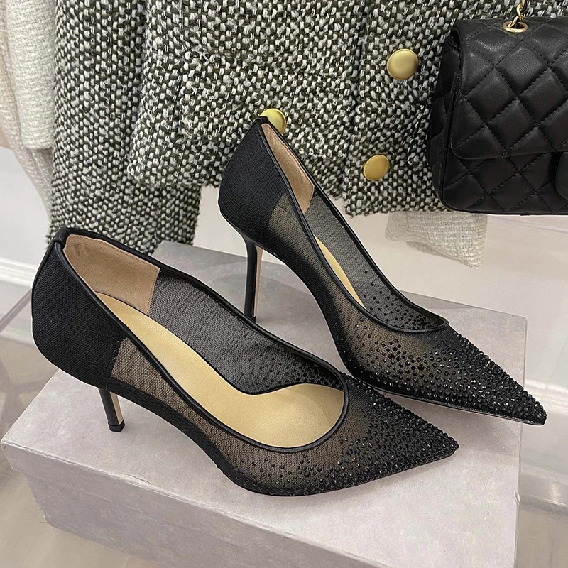 

Fashion Women Shoes Brand Designer High Quality High Heels Female Spring Autumn Shoes for Party and Wedding