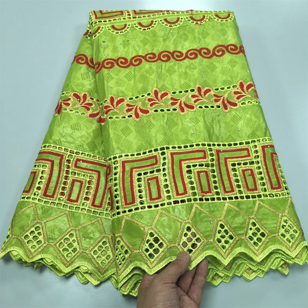 

Guinea Brocade Jacquard 100% Cotton Bazin Riche Fabric 2022 High Quality Nigerian African Net Lace Fabric 5 Yards