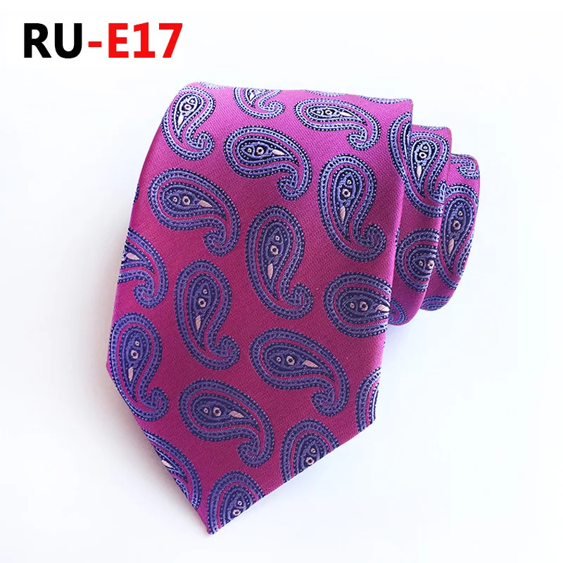 Классические мужские галстуки с узором пейсли 8 см новые модные клетчатые