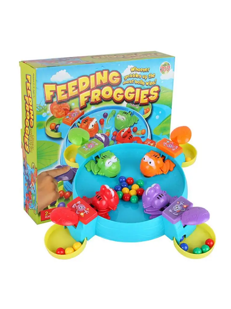 

Funny Toys Hungry Frog Eating Beans Games Family Party Parent-child Interactive Game Toys For Children Adult Stress Relief Toys