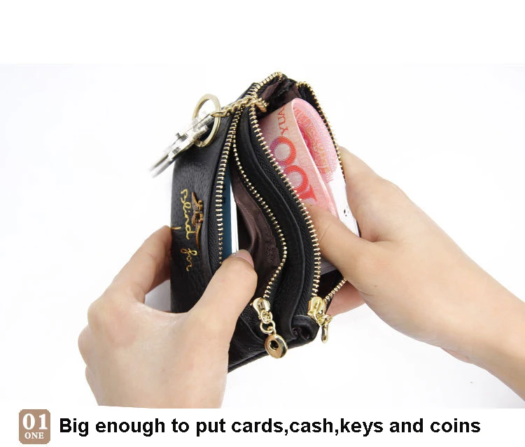 Ультратонкий кошелек из натуральной кожи брендовый дизайнерский бумажник для