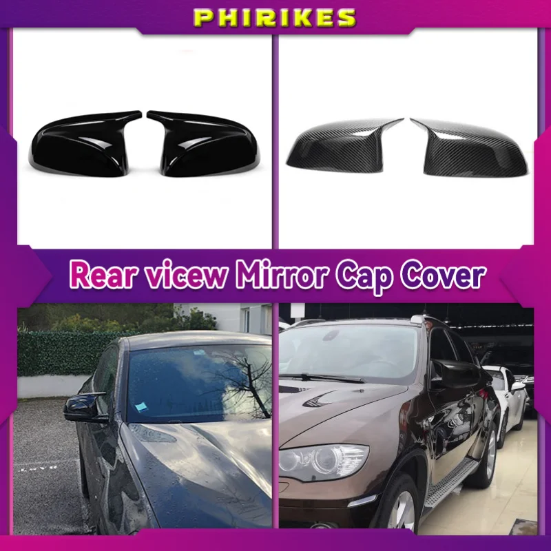 

Высококачественные черные боковые зеркала из углеродного волокна, сменные зеркала в стиле M для BMW X3 G01 X4 G02 X5 G05 2018 2019 2020 2021