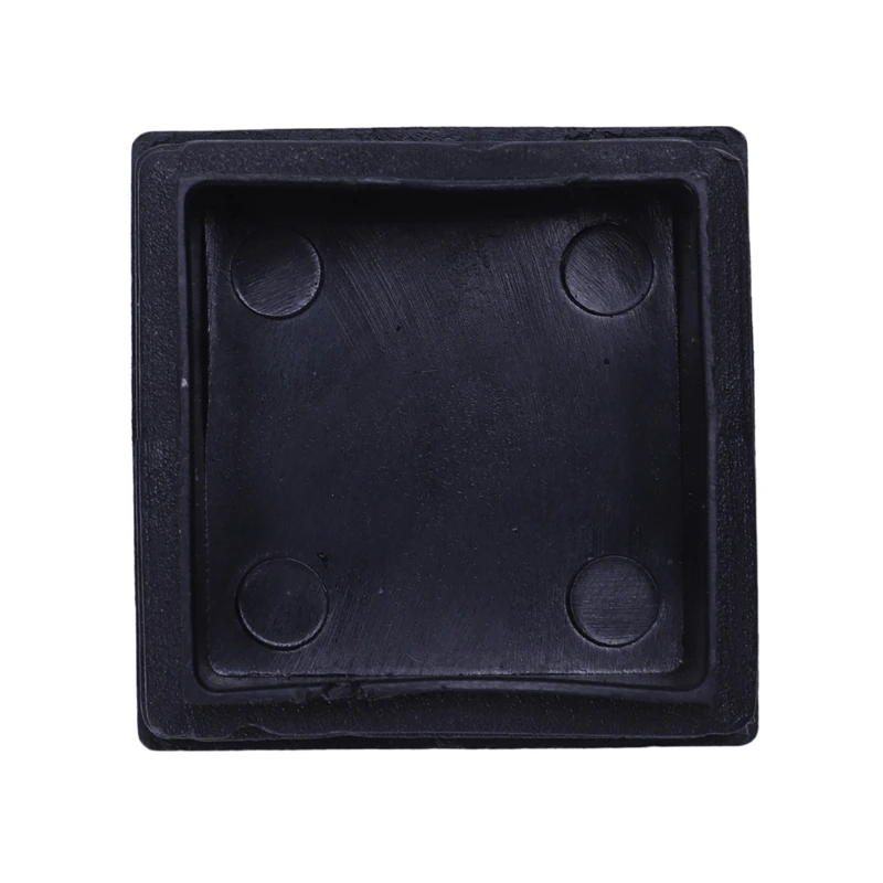 

6 pcs Black Closure End Caps Square Tubing Tube Foot Cover 40 x 40 mm