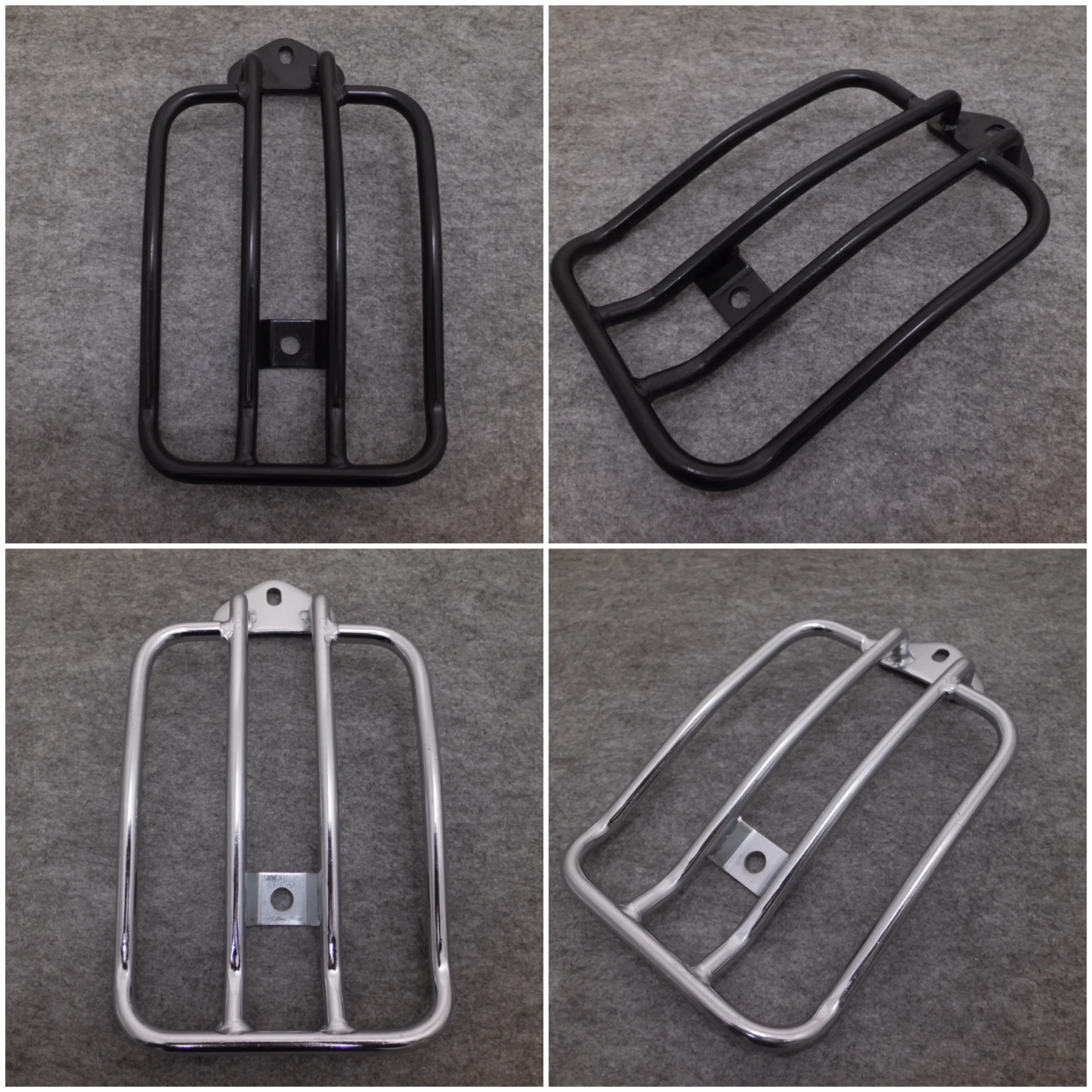 

Мотоциклетные черные и Серебристые задние сиденья подходит багажная полка для Harley Sportster lron XL883 1200 2004-2019