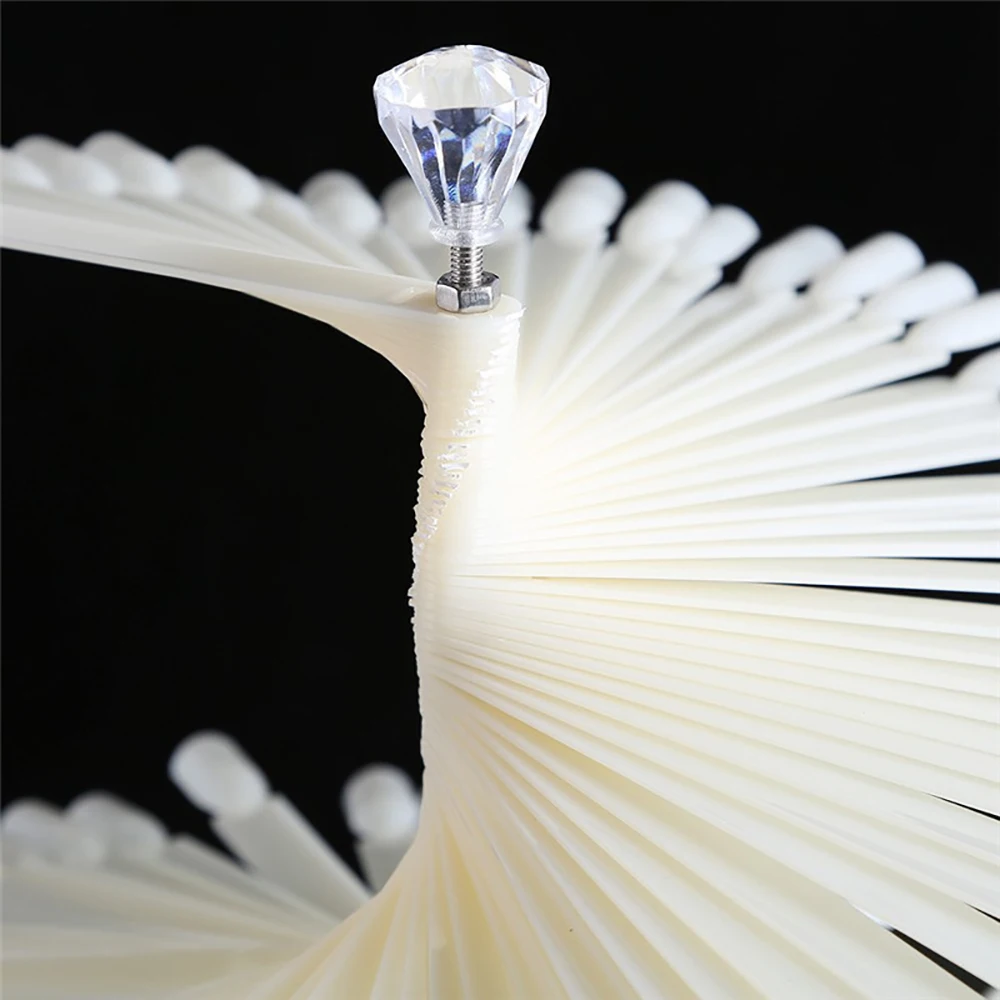 Стойка-держатель для накладных ногтей 120 шт. витрина на спирали стеллаж практики