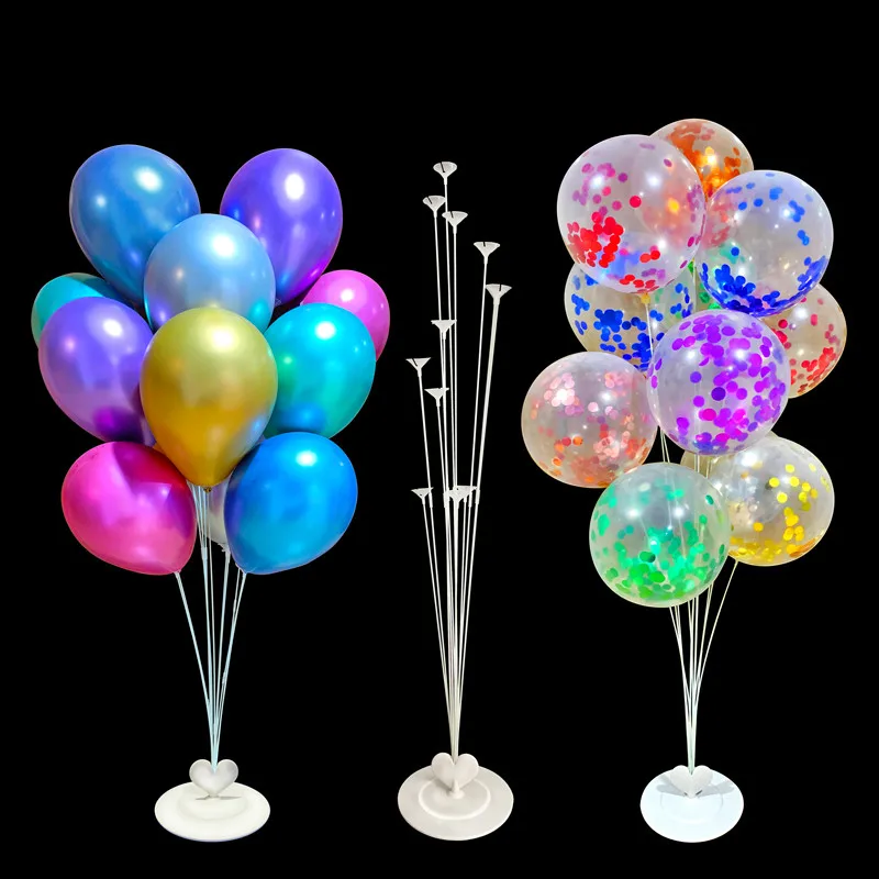 

11 Tubes Balloons Stand Holder Balloon Column Confetti Balloon Baby Shower Birthday Party Decoration Wedding Christmas Supplies
