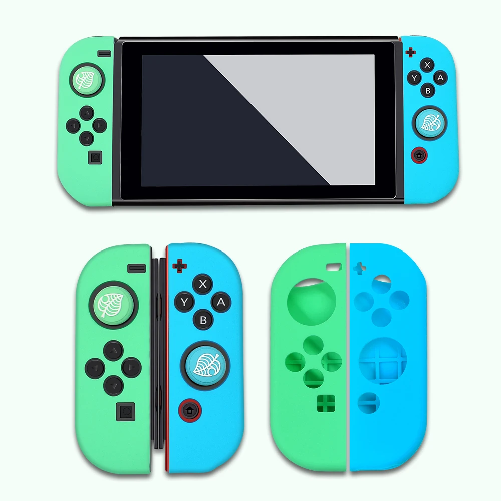 Мягкий силиконовый защитный чехол Joy-con противоскользящий резиновый аналоговый