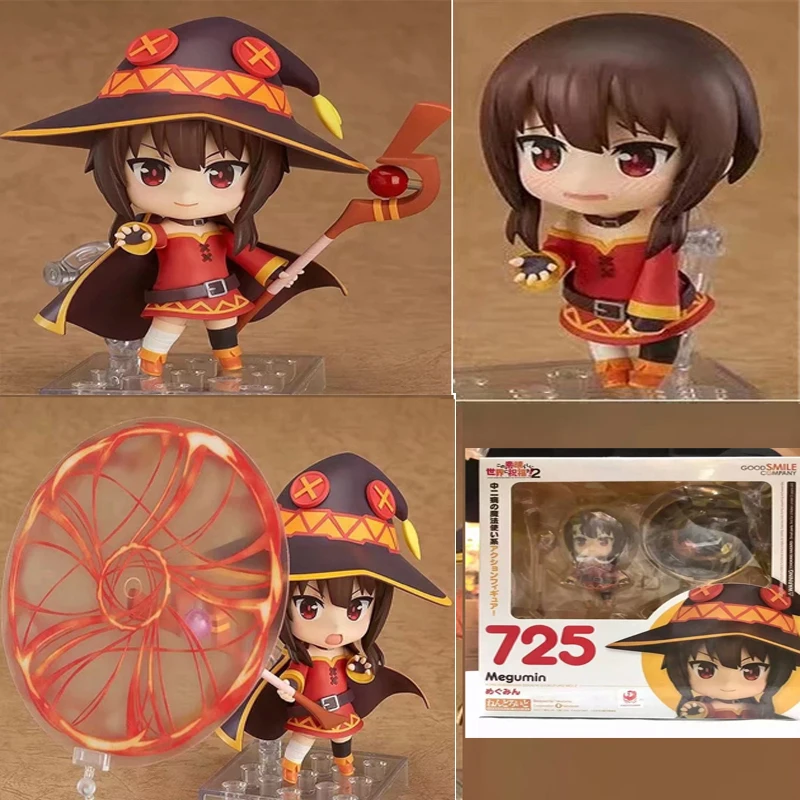 Аниме KonoSuba Божье благословение на этом чудесном мире Megumin Nendoroid 725 фигурка коллекционные игрушки подарки