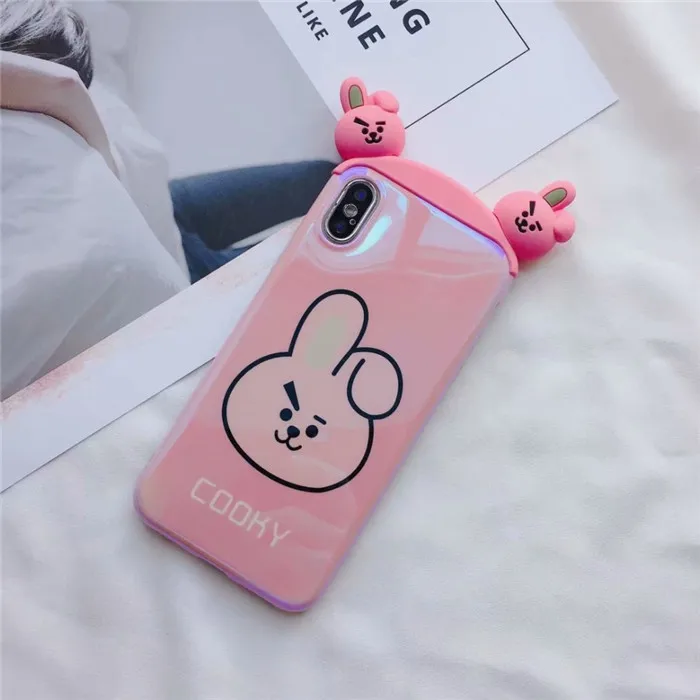 Для iPhone 11 Pro MAX футболка с рисунками из мультфильма «Улица Сезам», жабы, кролика, Розовая пантера синий свет IMD чехол для iPhone Xs XR Xs Max X 6 6s7 8 Plus - Цвет: 9