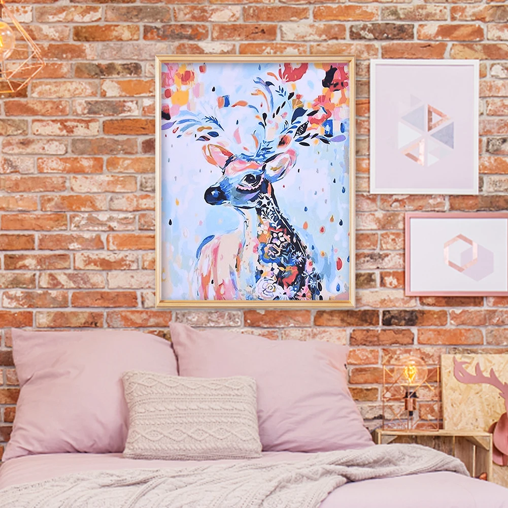 

1000pcs DIY Kids Car Picture Colorful Deer Educational Learning Jigsaw Assembling Game Toys for Children Adults Living Room