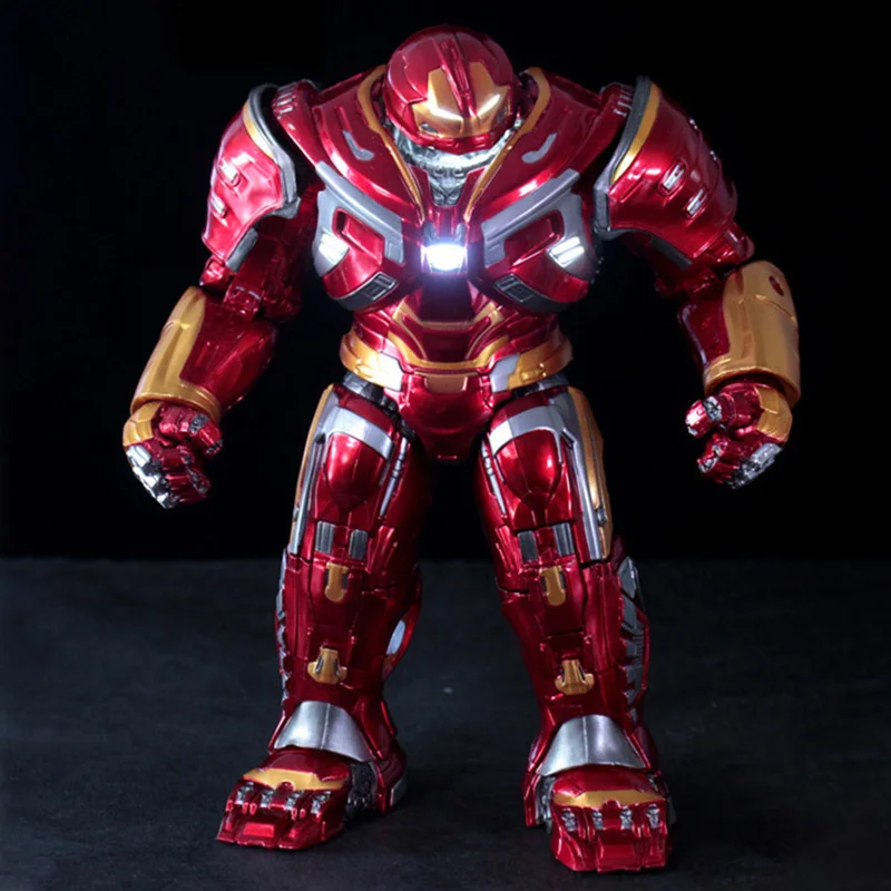 Фигурка героя из мультфильма Железный человек светящаяся Халк Мстители модель