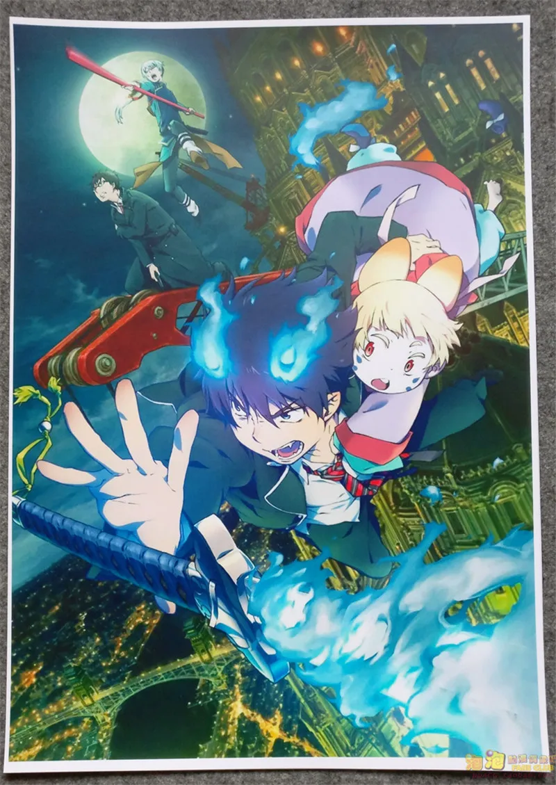 8 шт./компл. аниме Ао нет экзорциста постер Окумура Рин Камки изумо Юкио настенные