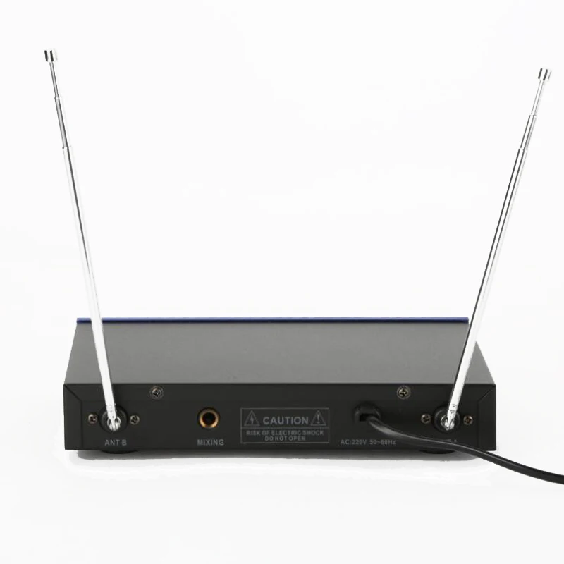 Беспроводной микрофон для домашней аудитории петличный с двумя головками и