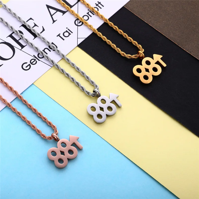 Стильная подвеска из нержавеющей стали 88 Rising для поклонников индонезийской хип-хоп музыки - лучший подарок для рок-музыканта.