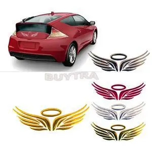 

1 pcs 3D Angel Wings Car Window Bumper Body Badge Emblem Sticker Decal 16x5.5cm