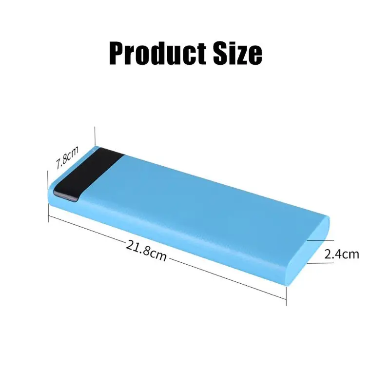 Dual USB LCD Power Bank Shell 10x18650 Battery Case Portable External Box without Powerbank Protector |