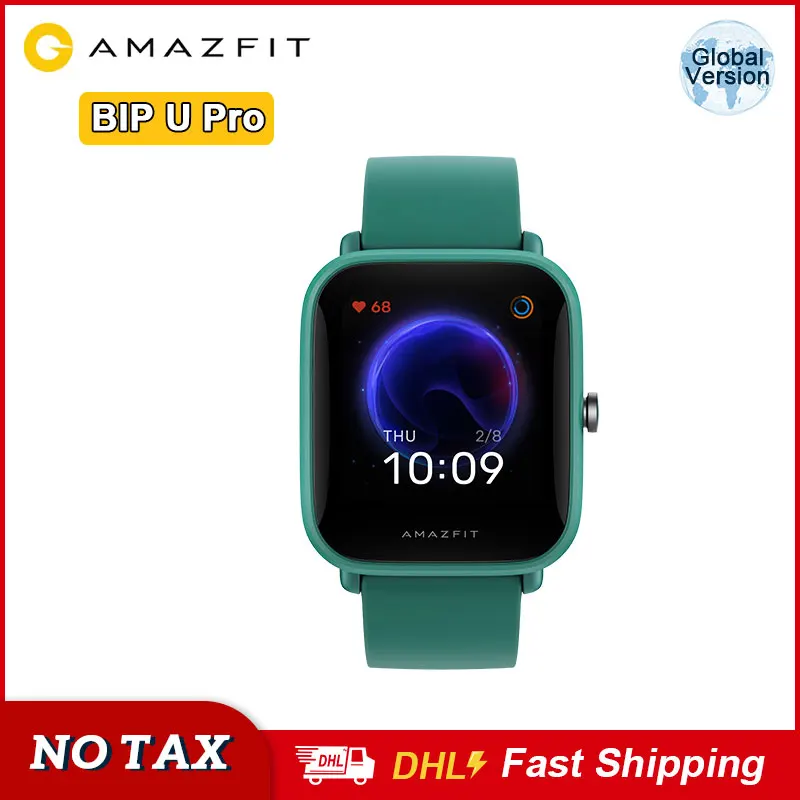 Смарт-часы Amazfit BIP U Pro, GPS, GLONASS, 5 атм
