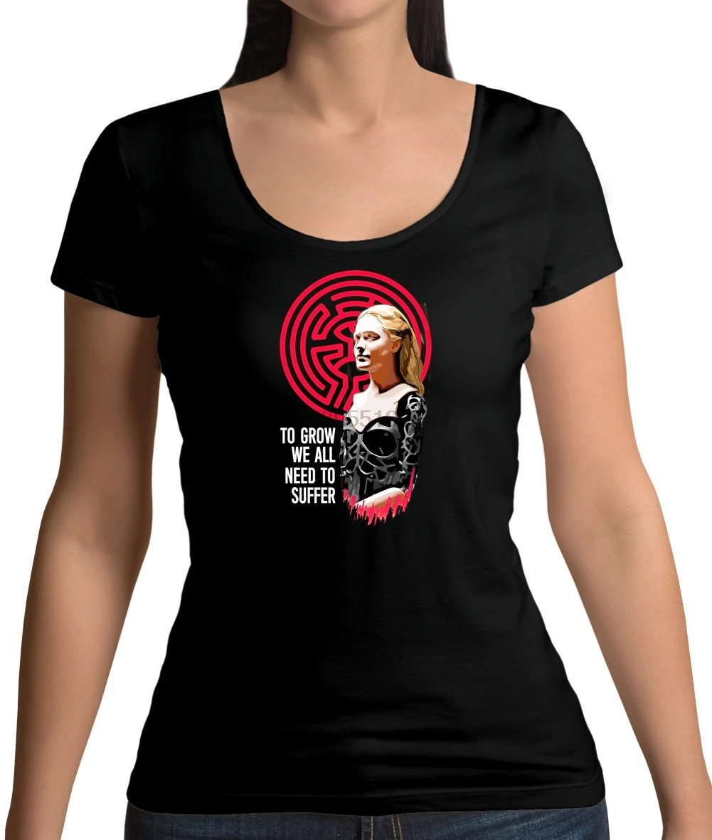 

Dolores - Damen Rundhals T-Shirt Freizeitpark Fanshirt Resort Film Fun Serie Fun