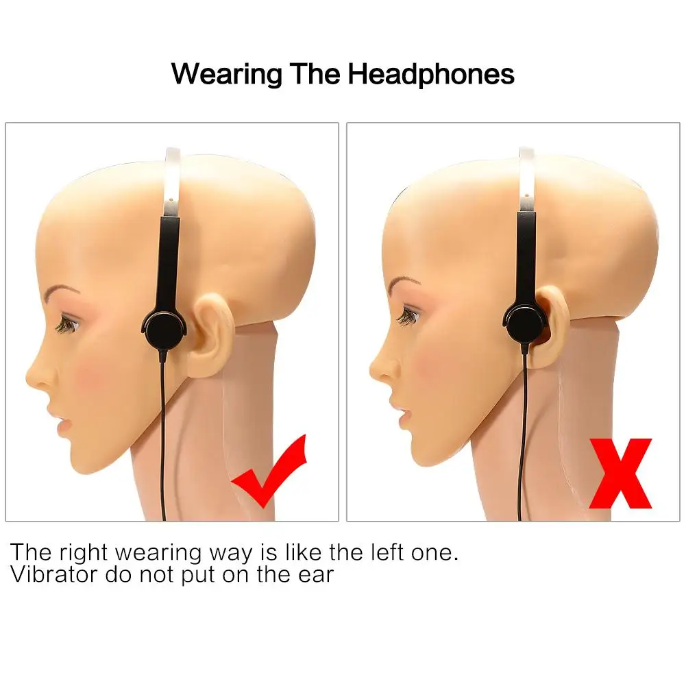 bone conduction in earphone hearing aid headset sound amplifier care health earphones for people hearing impairmen free global shipping