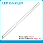 Новинка, 2 шт. светодиодный комплект, Светодиодная лента 72 светодиода 606 мм для ремонта ЖК-телевизора, светодиодная подсветка 74.55P02.001-3-DX1, артикул лампы 55TA05 E117098 E150504