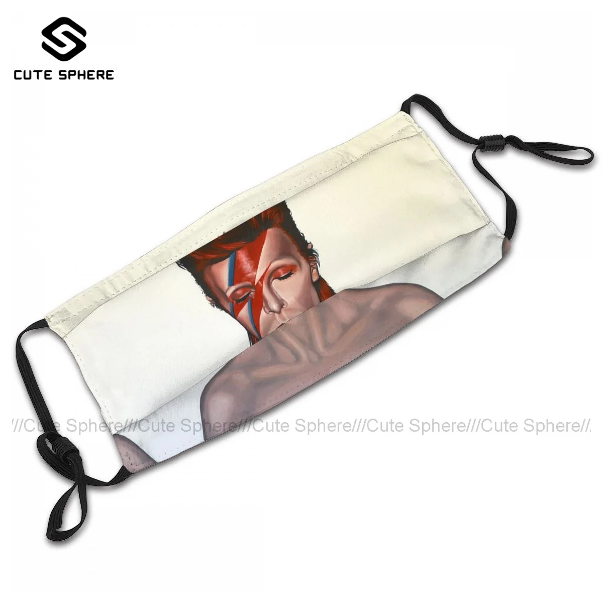 

Polyester Funny David Bowie Aladdin Sane One Mouth Face Mask Anti Dust Fast Shipping Adult Facial Mask With Filters