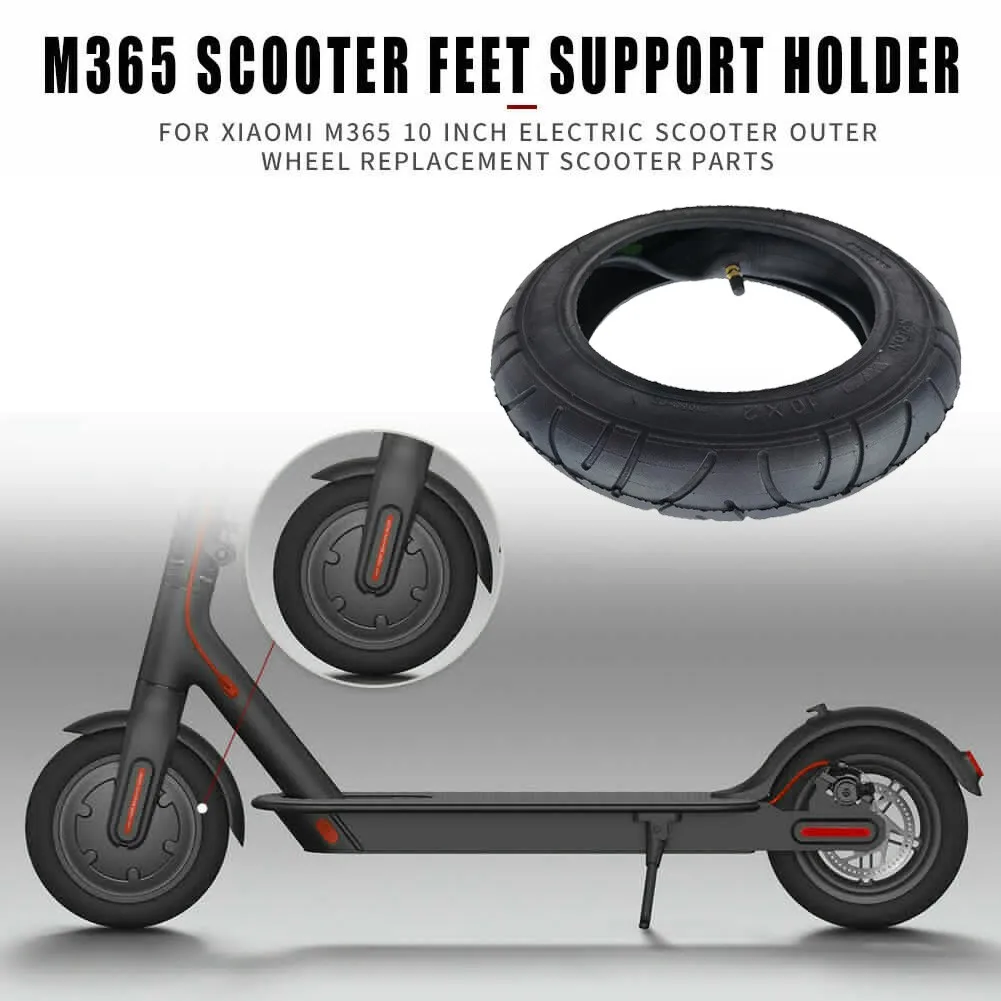 

10 Inch 10x2.0 Inflatable Outer Tire & Inner Tube Ombination For XiaoMi M365 Modify 8.5-10 Electric Scooter Straight Mouth Tire