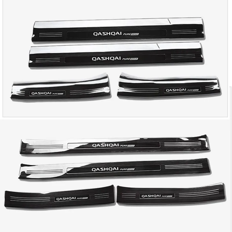 Углеродное волокно дорожная накладка из нержавеющей стали порог приветственная