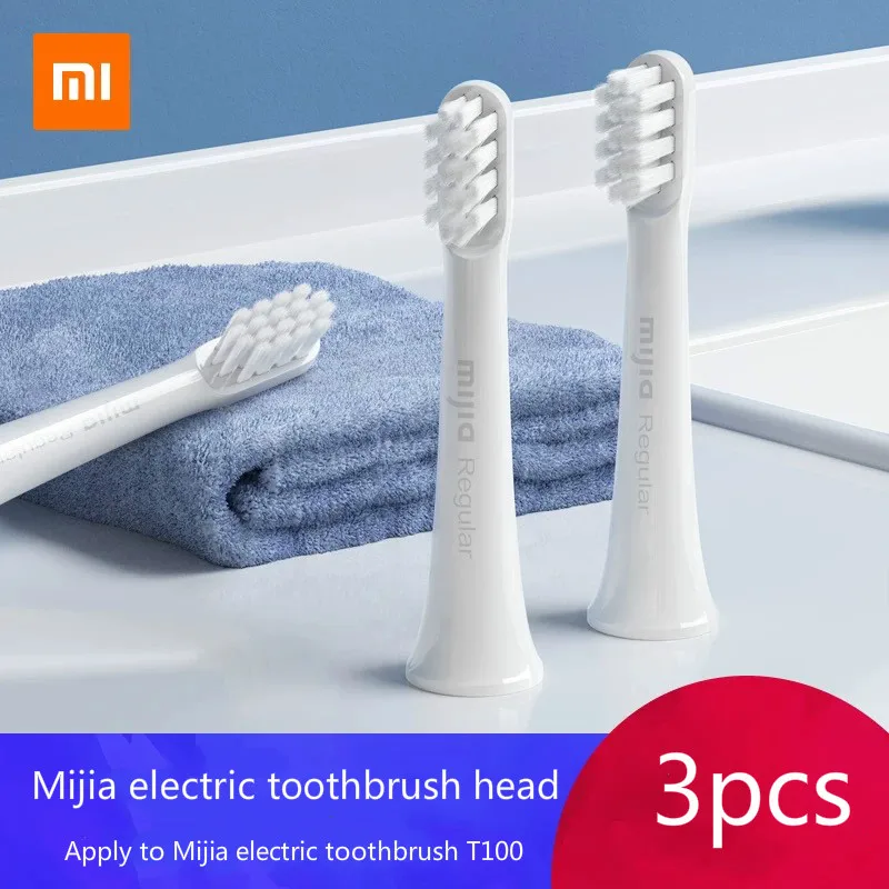 Насадки Сменные Xiaomi Mijia для электрической зубной щетки T100 Mi 3 шт.|Насадки зубных