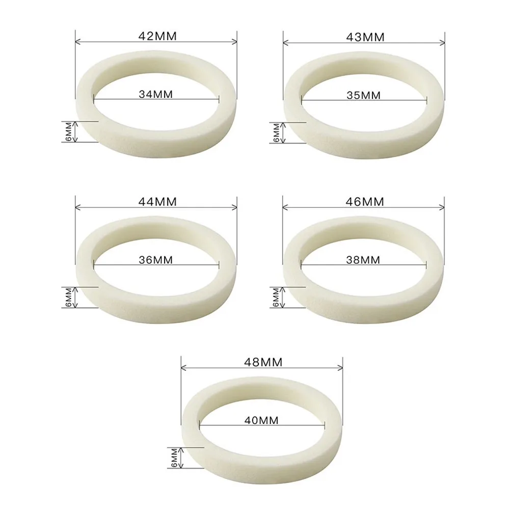 2Pcs Bike Bicycle Fork Sponge Foam Rings Oil Seal Dust For RockShox Magura 30mm/32mm/34mm/35mm/36mm/38mm/40mm | Спорт и развлечения