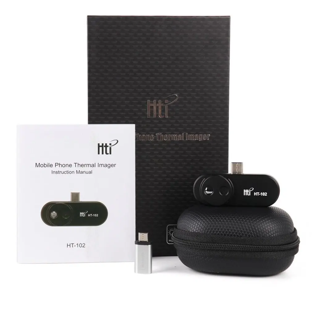 ht 102 mobile phone thermal infrared imager support video pictures for android type c thermal imaging temperature detector free global shipping