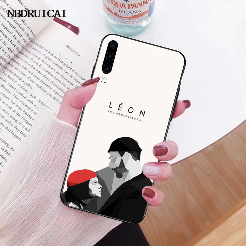 NBDRUICAI Leon Matilda Натали Портман постер по фильму силиконовый чехол для телефона Huawei