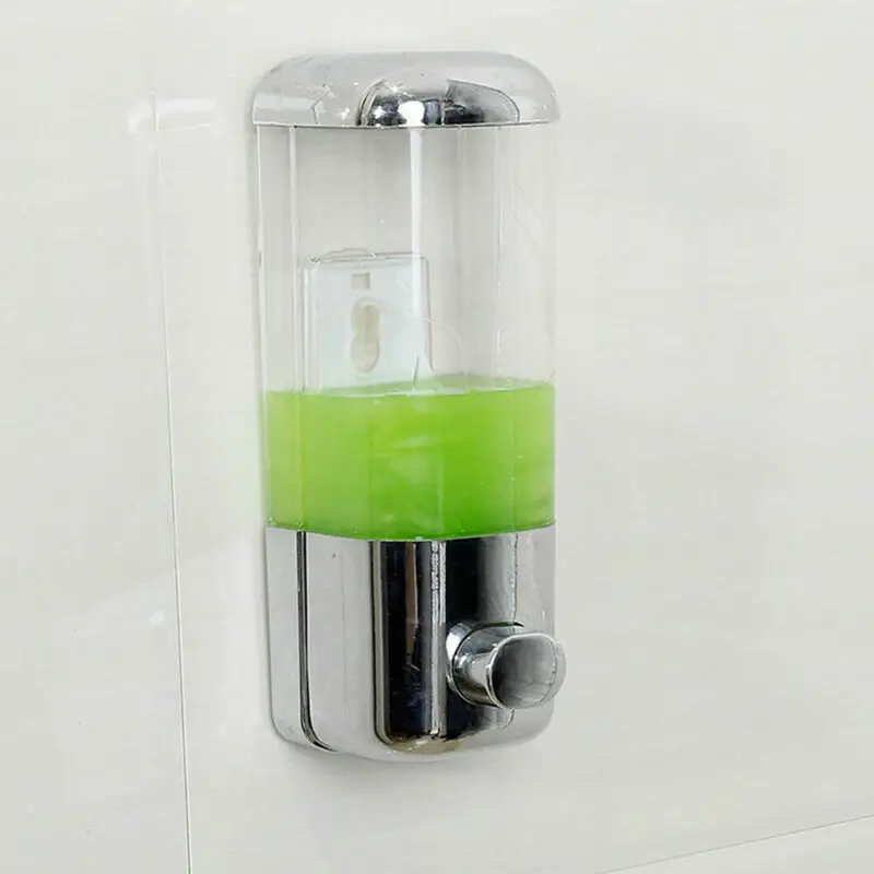 500 ml Liquid Soap Dispenser Wall Mount Bathroom Accessories Plastic Detergent Shampoo Dispensers Kitchen Soap Bottle