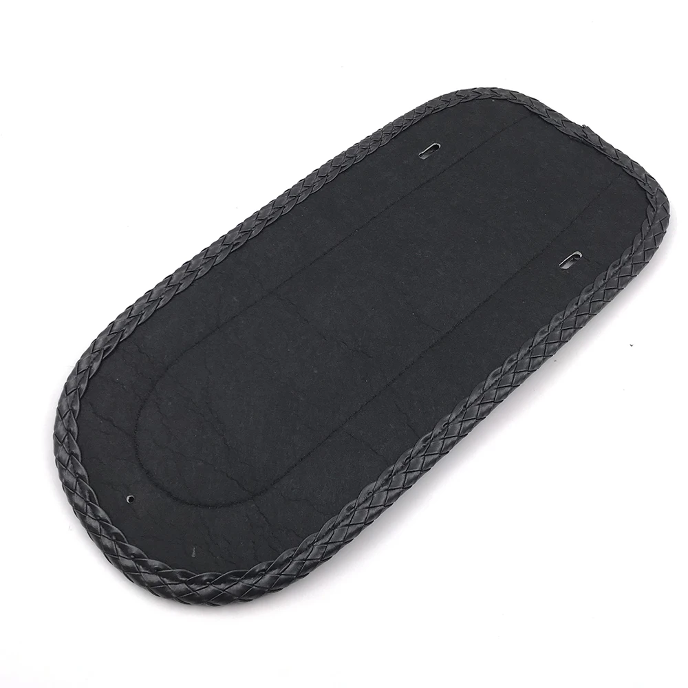 Нагрудник для заднего крыла мотоцикла из черной кожи с бриллиантами Harley-Davidson Touring