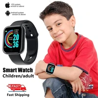 y68 smart watch child men women sport watch heart rate blood pressure digital led electronic watch bracelet for android and ios