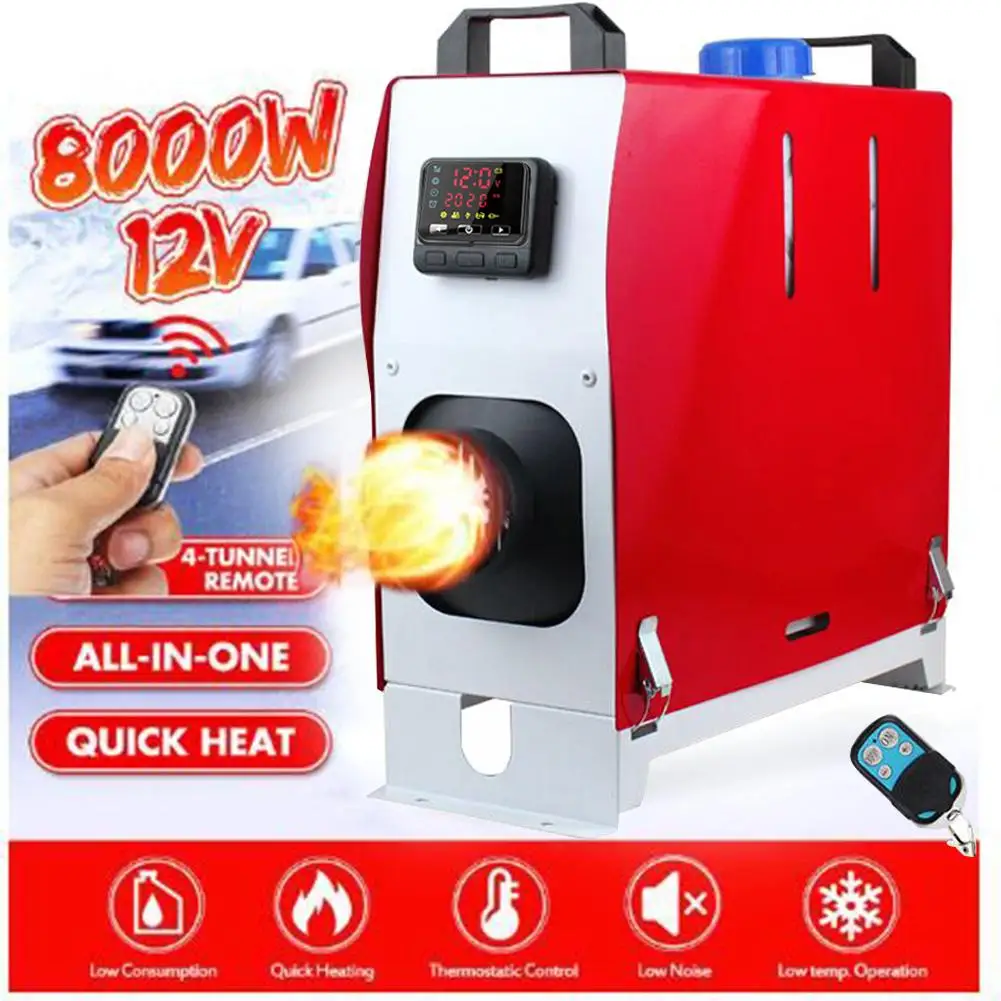 Все в одном автомобильный дизельный воздушный обогреватель 12 В 8 кВт парковочный