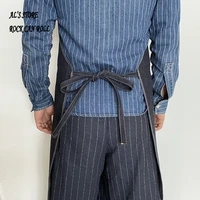wq 0001 high quality finely produced indigo selvage unwashed hand made raw denim work apron jacket