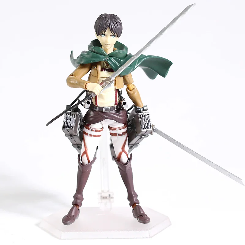 Экшн-фигурка Figma Attack on Titan Eren Jaeger 207 Mikasa Ackerman 203 Levi 213 из ПВХ коллекционная игрушка |