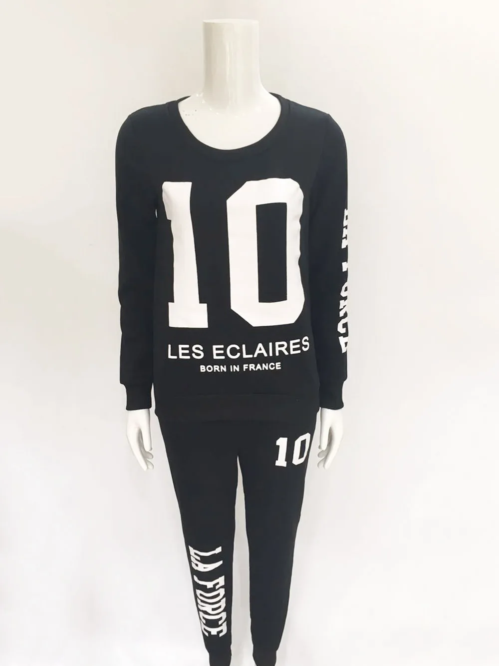 

Number 10 01 2021 New Design Fashion Hot Sale Suit Set Women Tracksuit Two-piece Style Outfit Sweatshirt Sport Wear