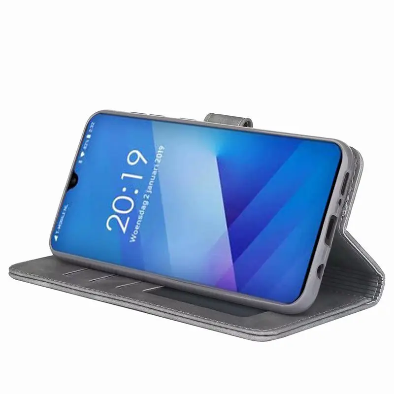 Кожаный флип-чехол для samsung galaxy A20S чехол-кошелек чехол A50S s A30S Роскошный Magne Cover |