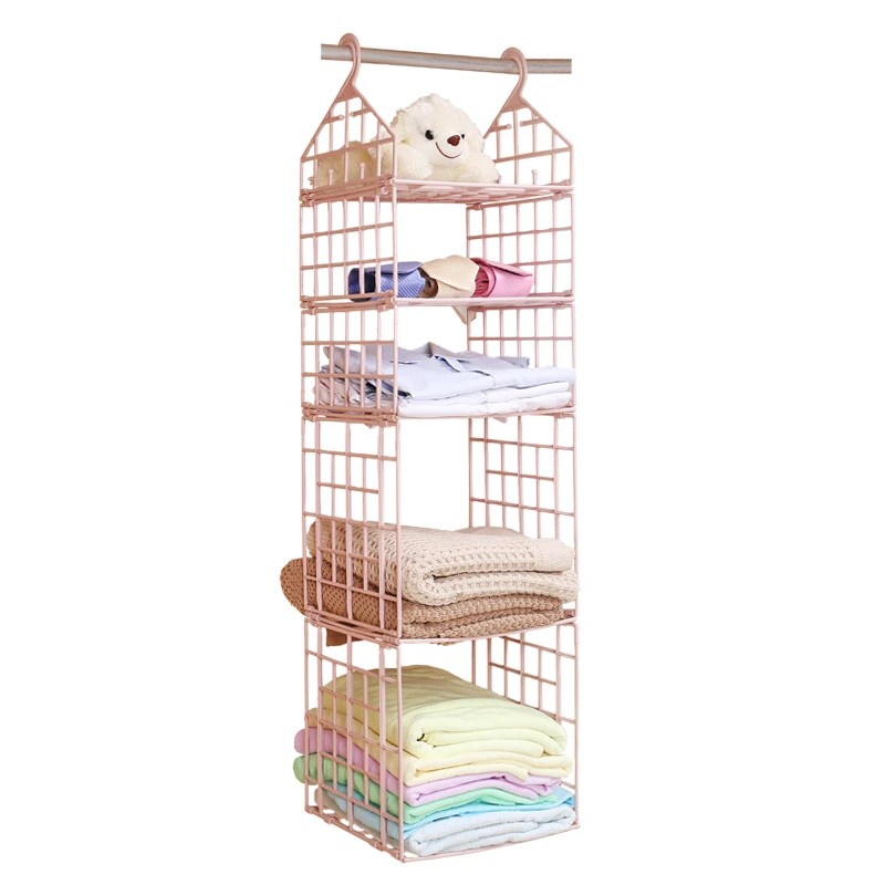 

Creative Multi-layer Racks Space Saving Home Wardrobe Hanging Folding Clothes Underwear Organizer Multifunction Finishing Shelf