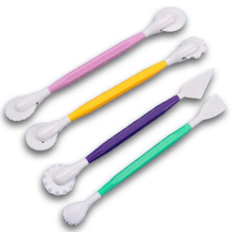 

4pc Fondant Carving Knife Baking Tools Cake Decor Accessories Carving Tools Cookie Cutter Chocolate Mold Goods for The Kitchen.8