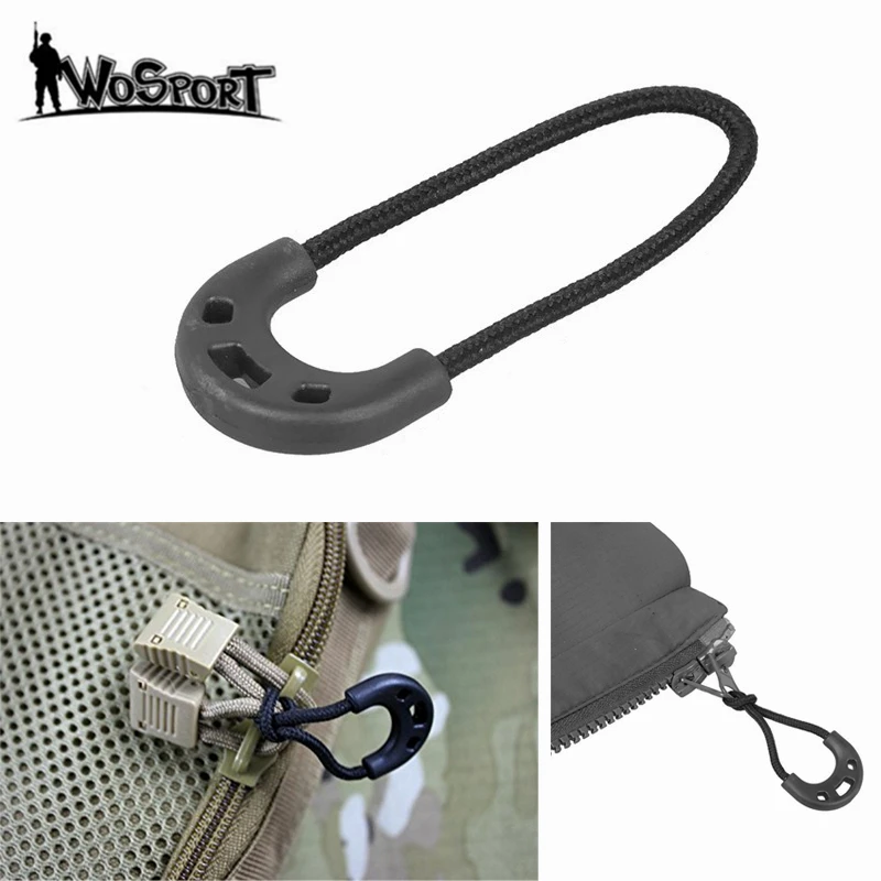 10 шт./лот Противоугонный шнур на молнии рюкзак сумки Удлиненный наружный