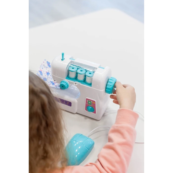 Мини-швейная машина &quotКарамель&quot с 3 катушками цвет мята | Игрушки и хобби