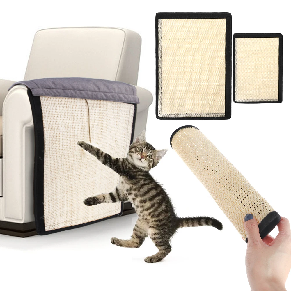 1 шт. натуральная сизальная кошка коврик Когтеточка защитный чехол для дивана